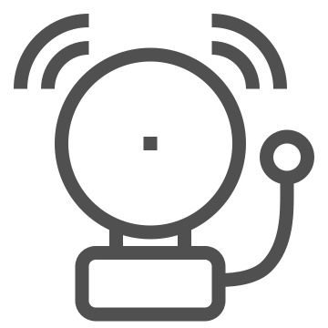 Alarm, clock, deadline icon