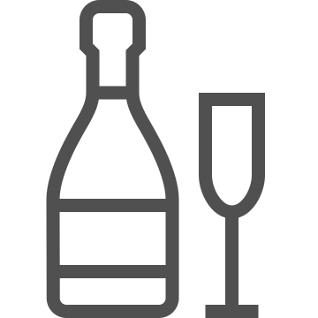 Alcohol, beverage, bottle icon