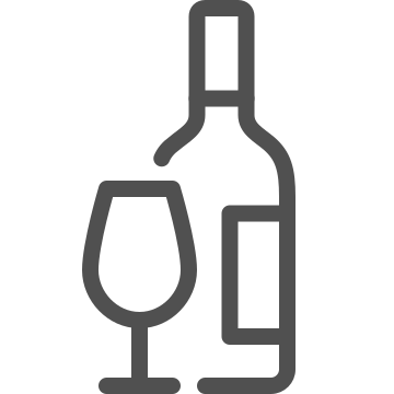 Alcohol, beverage, bottle icon