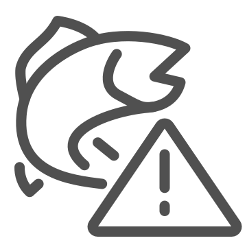 Alert, aquatic, attention icon
