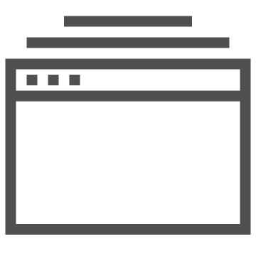 App, application, browser icon