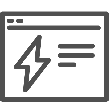 App, startup, energy icon