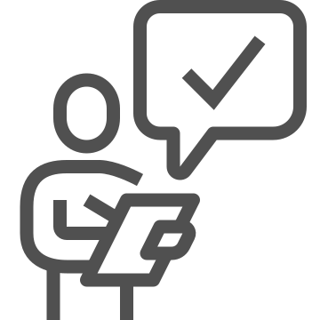 Accept, approve, checkmark icon