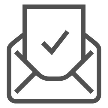 Approve, checkmark, confirmation icon