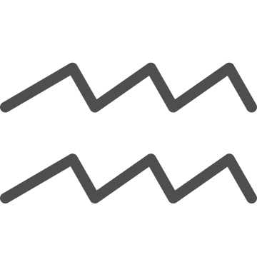 Air sign, aquarius, astrology icon