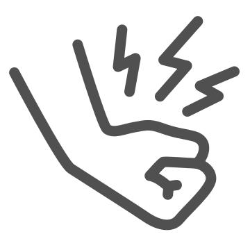 Arm, attack, blow icon