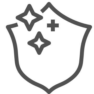 Armor, badge, defense icon