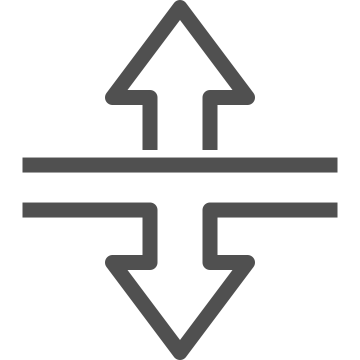 Arrows, direction, down icon