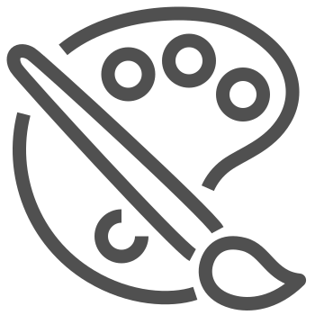 Art, art class, brush icon