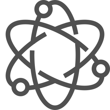 Atom, chemistry, molecule icon