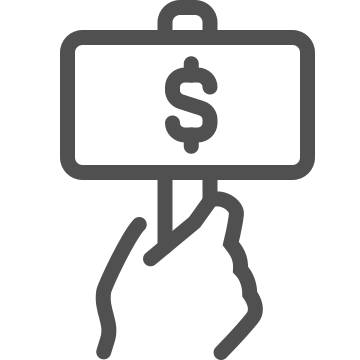 Auction, bidding, gavel icon