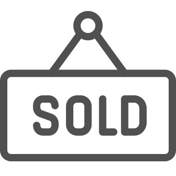 Auction, bid, gavel icon