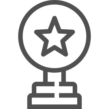 Achievement, award, recognition icon