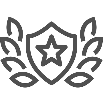 Achievement, awards, honor icon