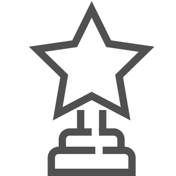 Achievement, awards, recognition icon