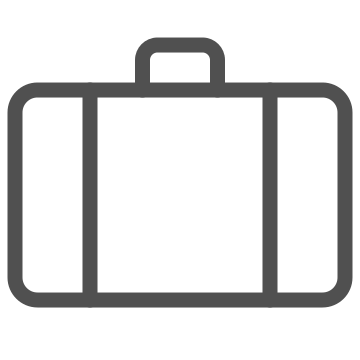 Airport, bag, baggage icon