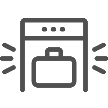 Airport, bag, baggage icon