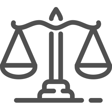 Balance, equality, judiciary icon