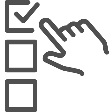 Ballot, checkbox, choice icon