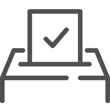 Ballot, checkbox, democracy icon