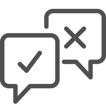 Ballot, choice, decision icon
