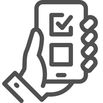 Ballot, democracy, election icon