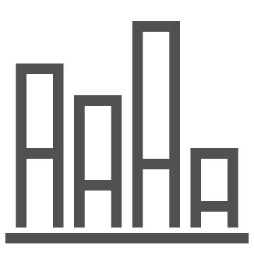 Analytics, bar chart, comparison icon
