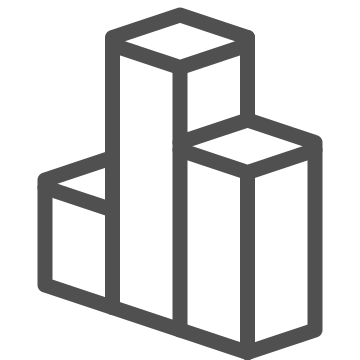 Analytics, bar chart, data icon
