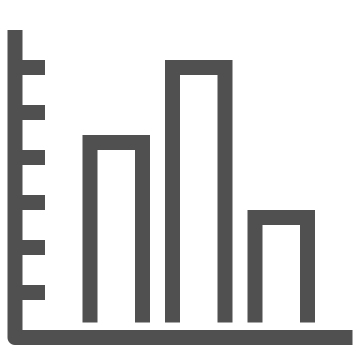 Analytics, bar chart, business icon