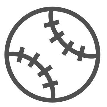 Ball, baseball, equipment icon