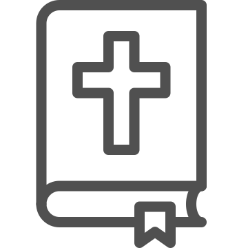 Bible, christianity, cross icon