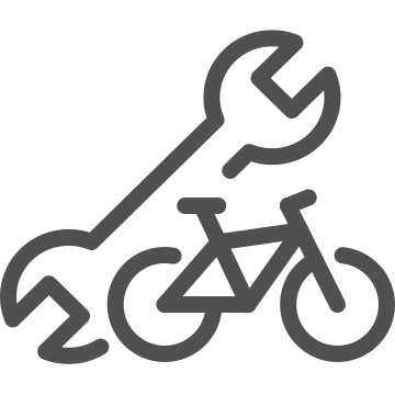 Bicycle, cycling, maintenance icon