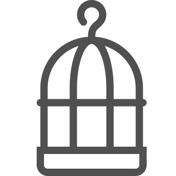 Aviary, bird, birdcage icon