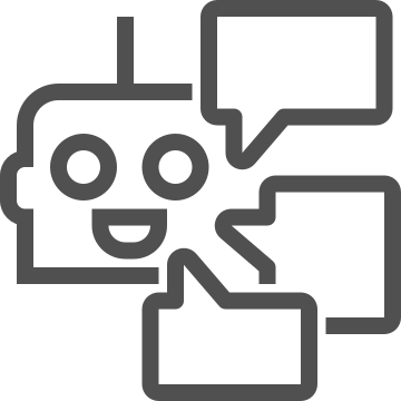 Assistant, automation, bot icon