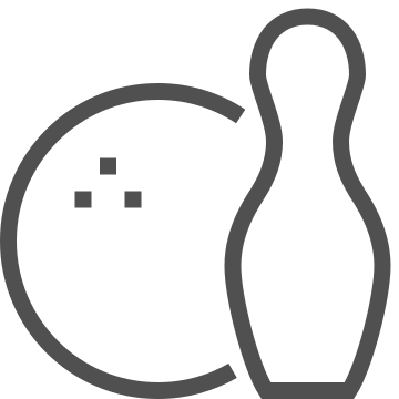 Ball, bowling, equipment icon