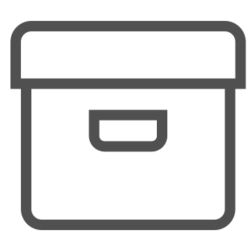 Box, container, crate icon