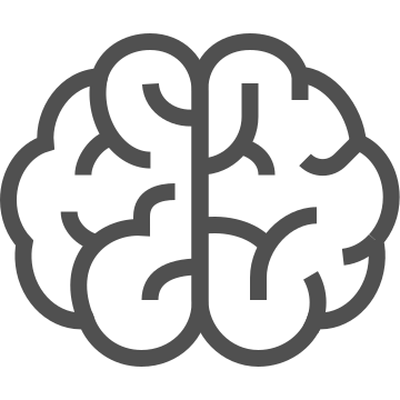 Brain, cognition, intelligence icon
