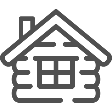 Accommodation, cabin, lodging icon