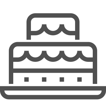 Bakery, birthday, cake icon
