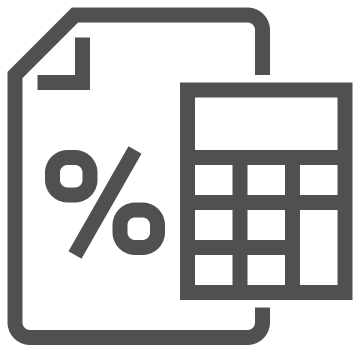 Arithmetic, calculator, finance icon