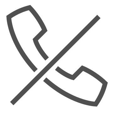 Call, communication, mute icon