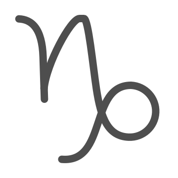 Astrology, capricorn, december icon
