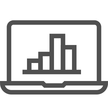 Analytics, bar graph, business icon