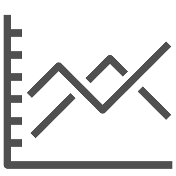 Analytics, business, charts icon