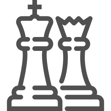 Chess, game, king icon