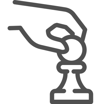 Board game, chess, knight icon