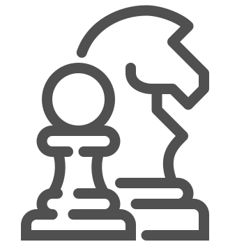 Board game, checkmate, chess icon