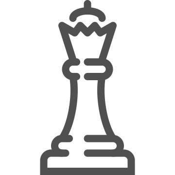 Board game, chess, piece icon