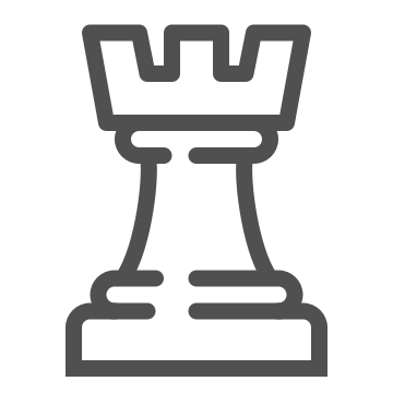 Board game, chess, piece icon