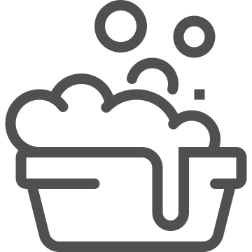 Bubbles, cleaning, hygiene icon